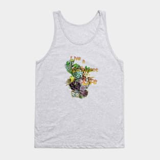 Live a succulent life. Tank Top